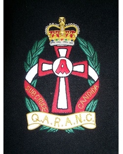 Medium Embroidered Badge - Queen Alexandra's Royal Army Nursing Corps